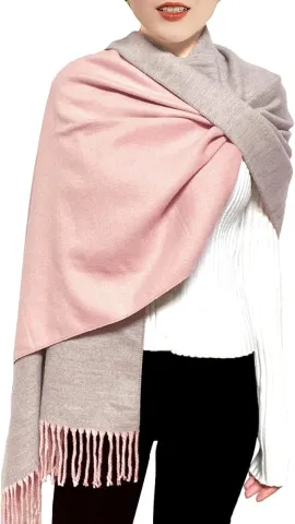 Sciarpa Cashmere e Pashmina Reversibile Donna - Morbida, Calda, Elegante