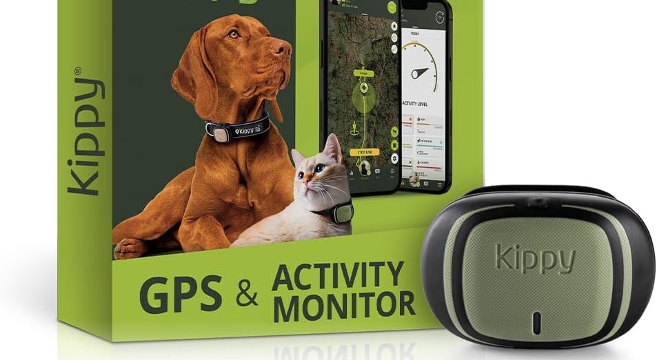 Kippy EVO: GPS per Cani e Gatti | Localizzatore Impermeabile con Tracker Attività e Salute