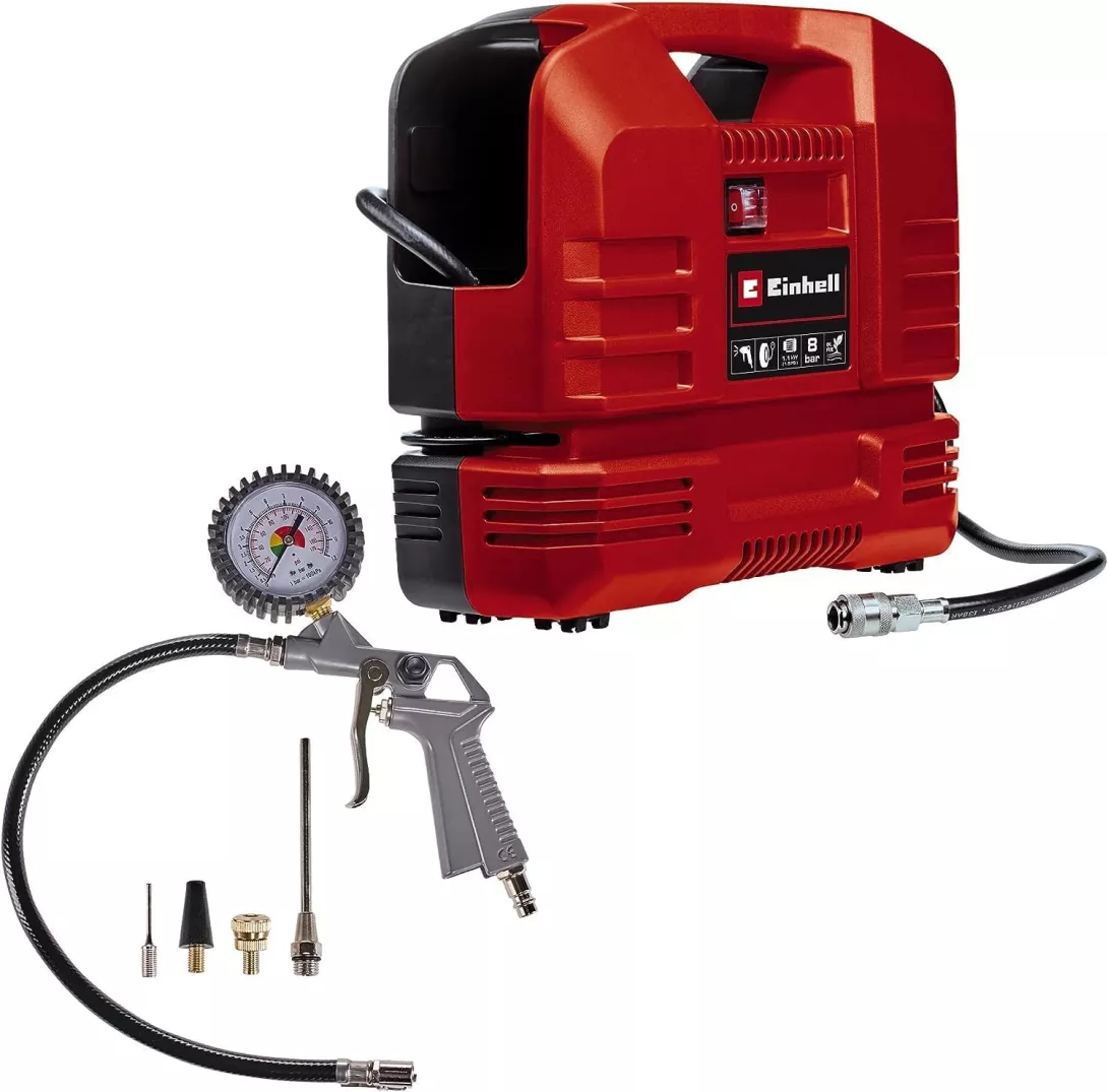 Compressore portatile Einhell TC-AC 190 OF Set: potente, versatile e senza manutenzione per ogni esigenza