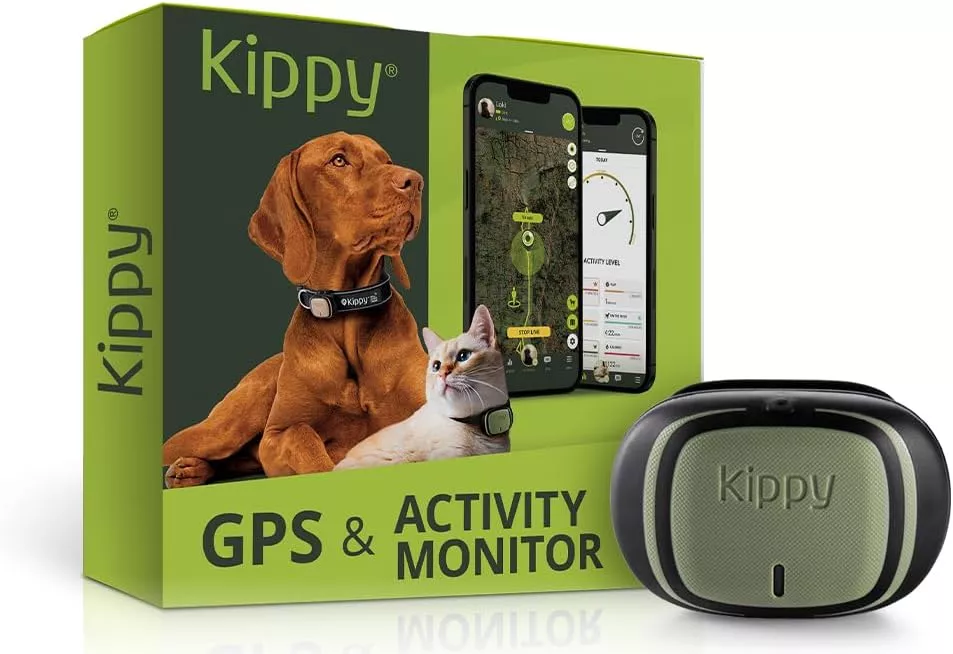 Kippy EVO: GPS per Cani e Gatti | Localizzatore Impermeabile con Tracker Attività e Salute